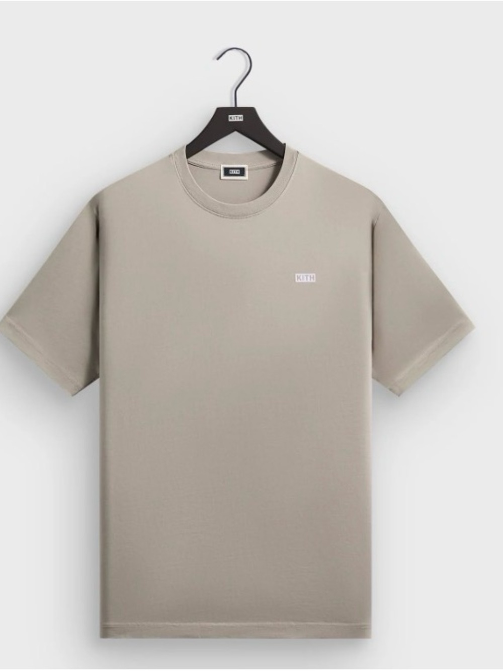 Kith Men's Short Sleeve Crewneck T-Shirt — Beige #153